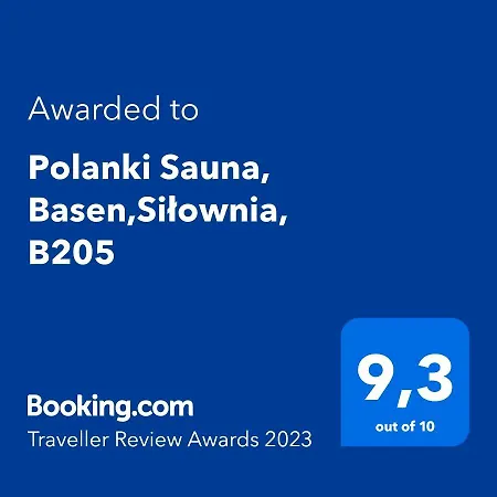 Polanki Sauna, Basen,silownia, B205 Apartment Kolobrzeg